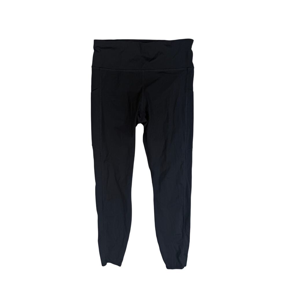 Vuori Stride Leggings Pocket Black Athletic High Rise Small